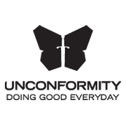 Unconformity Butterfly B&W (proposed) logo design by logo designer BDG STUDIO RONIN for your inspiration and for the worlds largest logo competition
