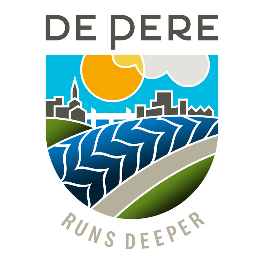 City of De Pere, Wisconsin Logo logo design by logo designer sparc, inc. for your inspiration and for the worlds largest logo competition