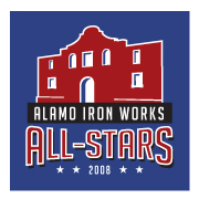 Alamo Iron Works All-Stars logo design by logo designer Think Cap Design for your inspiration and for the worlds largest logo competition