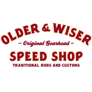 Older & Wiser Speed Shop logo design by logo designer Storm Design Inc. for your inspiration and for the worlds largest logo competition