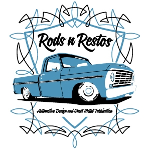 Rods n Restos logo design by logo designer Storm Design Inc. for your inspiration and for the worlds largest logo competition