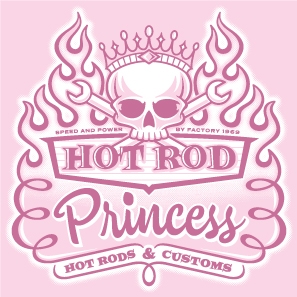 Hot Rod Princess logo design by logo designer Storm Design Inc. for your inspiration and for the worlds largest logo competition