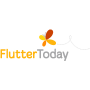 Flutter Today logo design by logo designer Kervie Mata for your inspiration and for the worlds largest logo competition