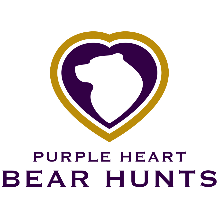 Purple Heart Bear logo design by logo designer BarkinSpider Studio for your inspiration and for the worlds largest logo competition