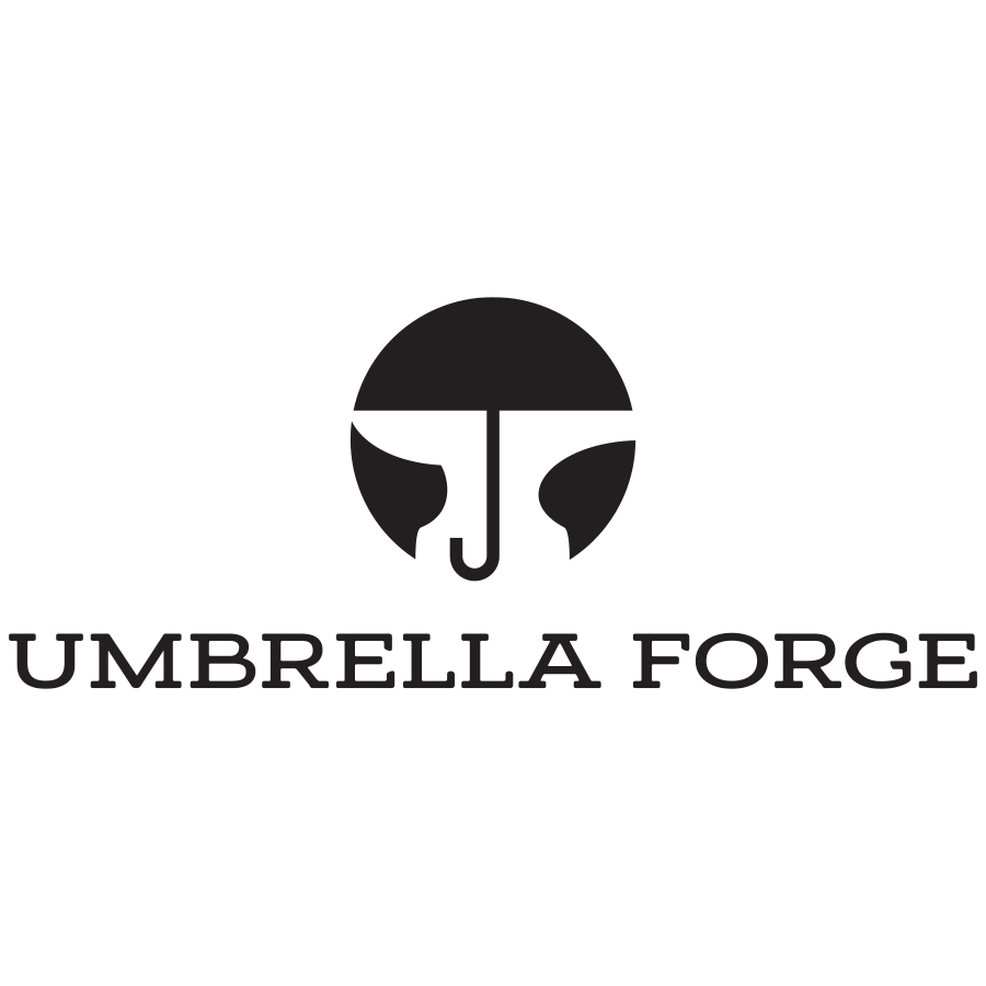 Umbrella Forge logo design by logo designer BarkinSpider Studio for your inspiration and for the worlds largest logo competition