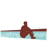 Waiting Man logo design by logo designer Rafael Ginatulin for your inspiration and for the worlds largest logo competition