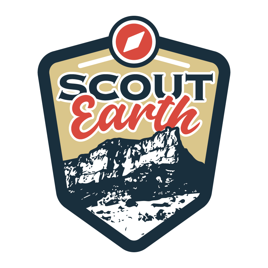 Scout Earth logo design by logo designer David Bell Creative for your inspiration and for the worlds largest logo competition