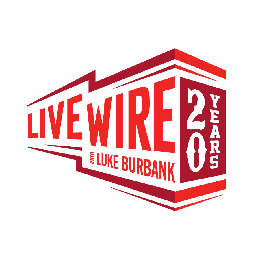 Live Wire Radio's 20th Anniversary - 3 logo design by logo designer Dotzero Design for your inspiration and for the worlds largest logo competition
