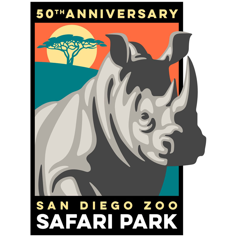 Safari Park 50th Anniversary logo design by logo designer Sabingrafik for your inspiration and for the worlds largest logo competition