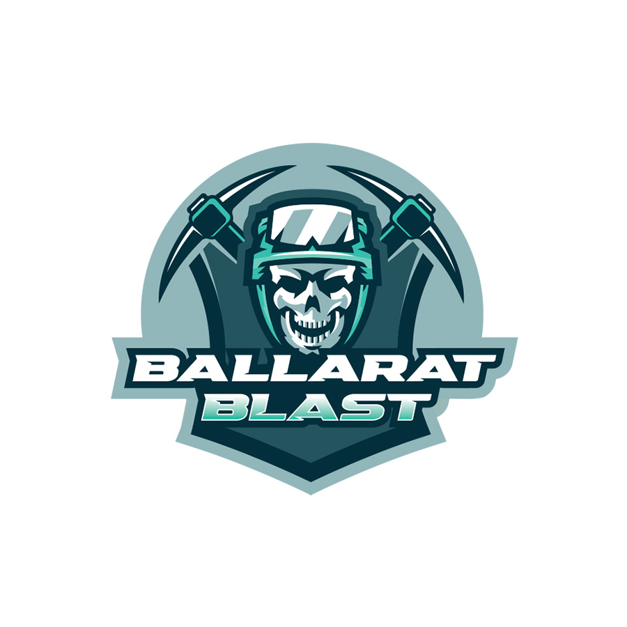 Ballarat Blast Logo logo design by logo designer Brown Ink Design for your inspiration and for the worlds largest logo competition