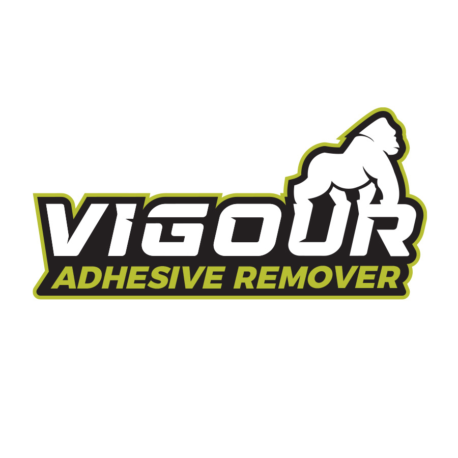 Vigour Adhesive Remover Logo logo design by logo designer Brown Ink Design for your inspiration and for the worlds largest logo competition