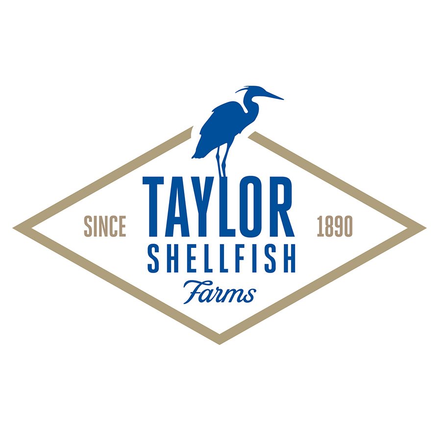 Taylor Shellfish logo design by logo designer Hornall Anderson for your inspiration and for the worlds largest logo competition