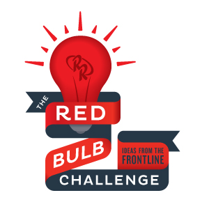 Red Bulb Challenge logo design by logo designer Jeff Ames Creative for your inspiration and for the worlds largest logo competition