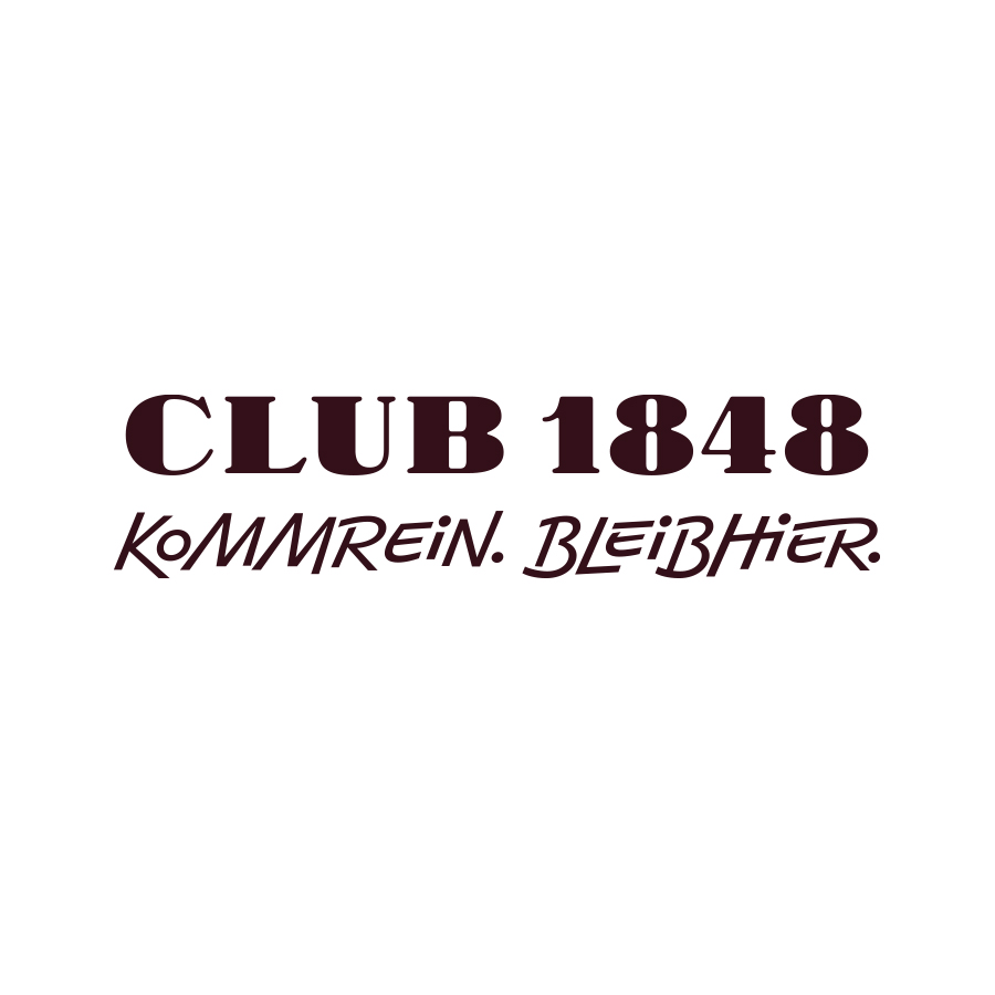 Club1848 logo design by logo designer Anagraphic for your inspiration and for the worlds largest logo competition