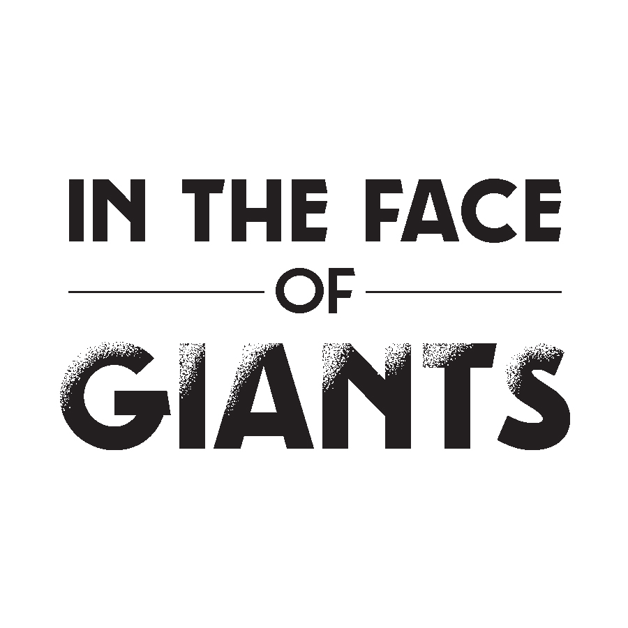 In The Face Of Giants logo design by logo designer WEIRDO for your inspiration and for the worlds largest logo competition