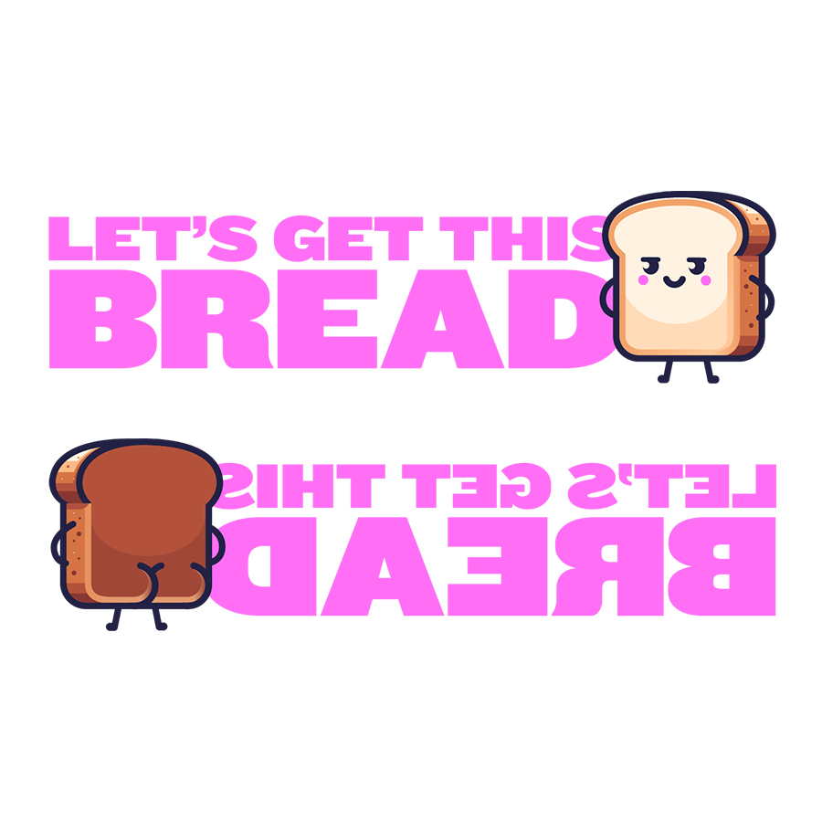 LET%27S+GET+THIS+BREAD logo design by logo designer WEIRDO for your inspiration and for the worlds largest logo competition