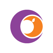 Purple Orange logo design by logo designer Label Kings for your inspiration and for the worlds largest logo competition