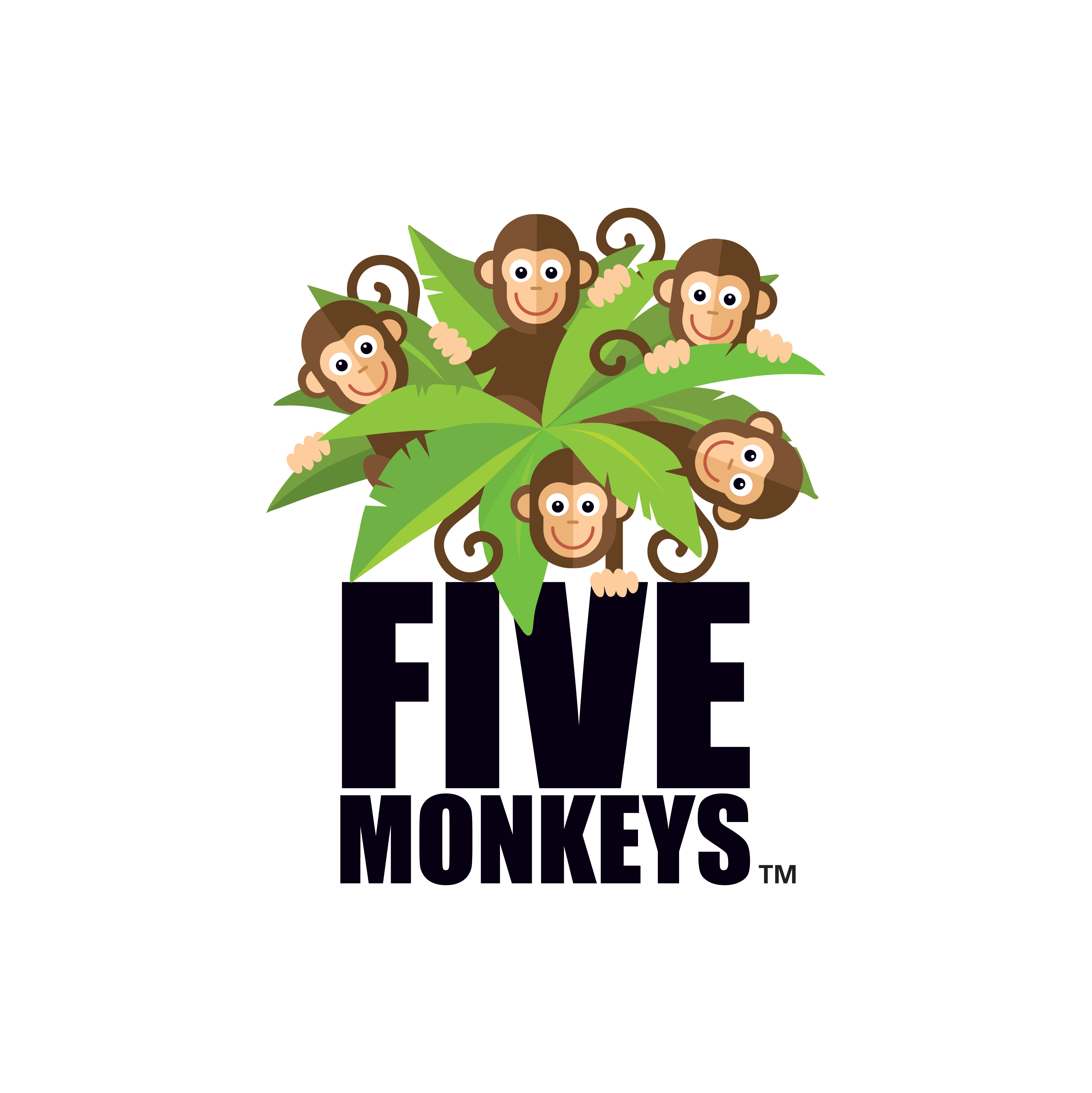 Five Monkeys logo design by logo designer MHD Group for your inspiration and for the worlds largest logo competition