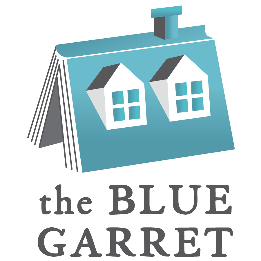 The Blue Garret logo design by logo designer arin fishkin for your inspiration and for the worlds largest logo competition