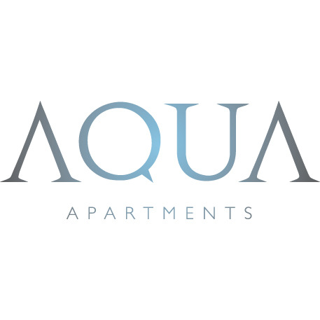 Aqua Apartments logo design by logo designer The Globe Advertising + Design for your inspiration and for the worlds largest logo competition