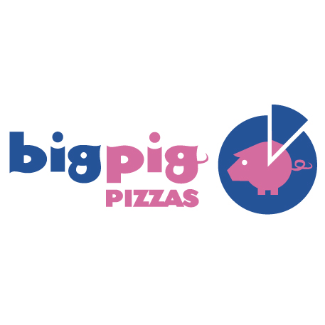 Big Pig Pizzas logo design by logo designer The Globe Advertising + Design for your inspiration and for the worlds largest logo competition