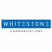 Whitestone Communications logo design by logo designer Rubin Cordaro Design for your inspiration and for the worlds largest logo competition