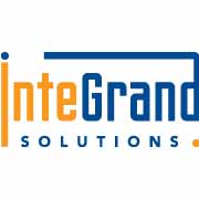 InteGrand Solutions logo design by logo designer Rubin Cordaro Design for your inspiration and for the worlds largest logo competition