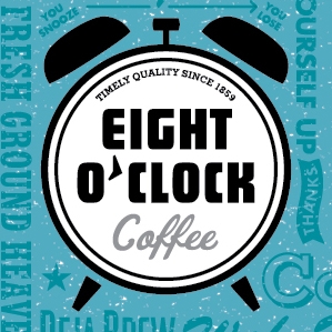 Eight O'Clock Coffee logo design by logo designer Sudduth Design Co. for your inspiration and for the worlds largest logo competition