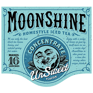 Moonshine Sweet Tea logo design by logo designer Sudduth Design Co. for your inspiration and for the worlds largest logo competition
