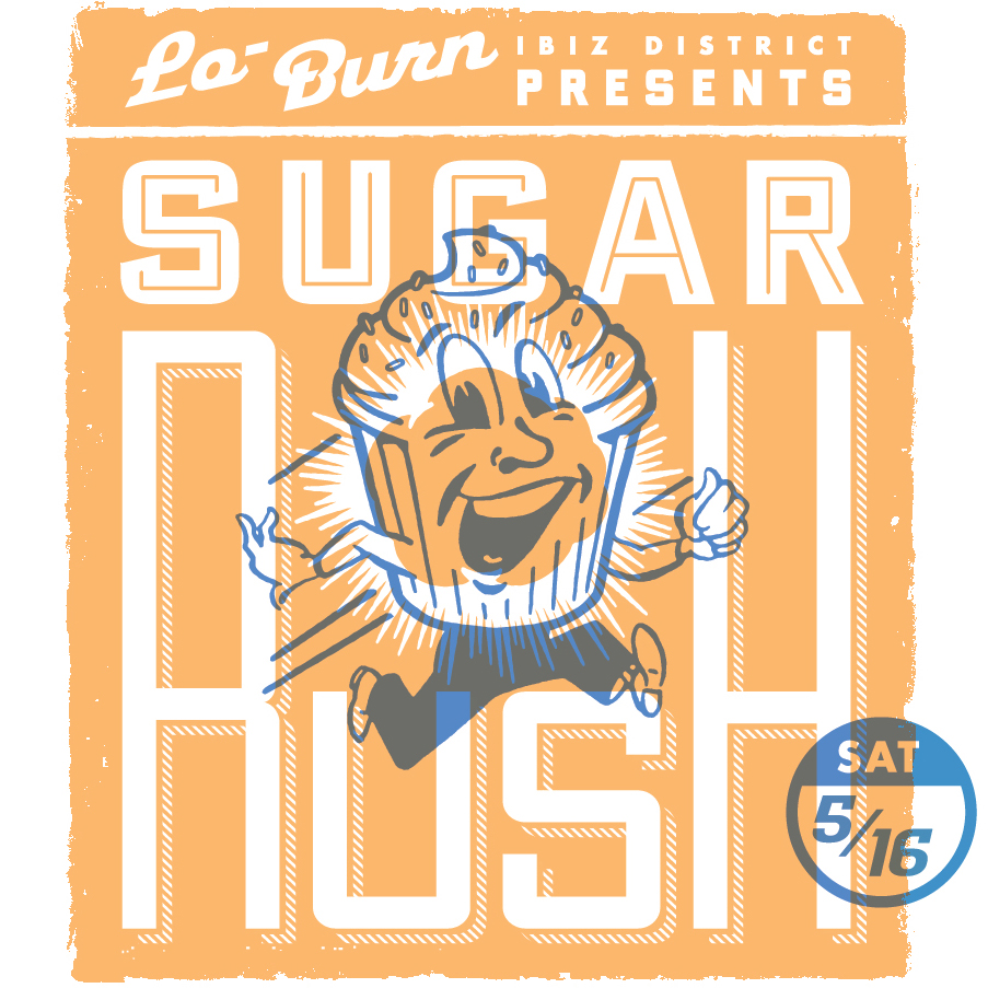 Lo Burn Sugar Rush logo design by logo designer Sudduth Design Co. for your inspiration and for the worlds largest logo competition